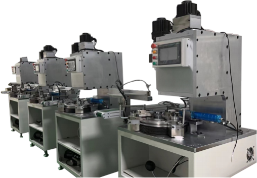 Flat wire circular winding machine