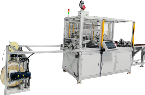 8-shaped square continuous winding vertical winding machine