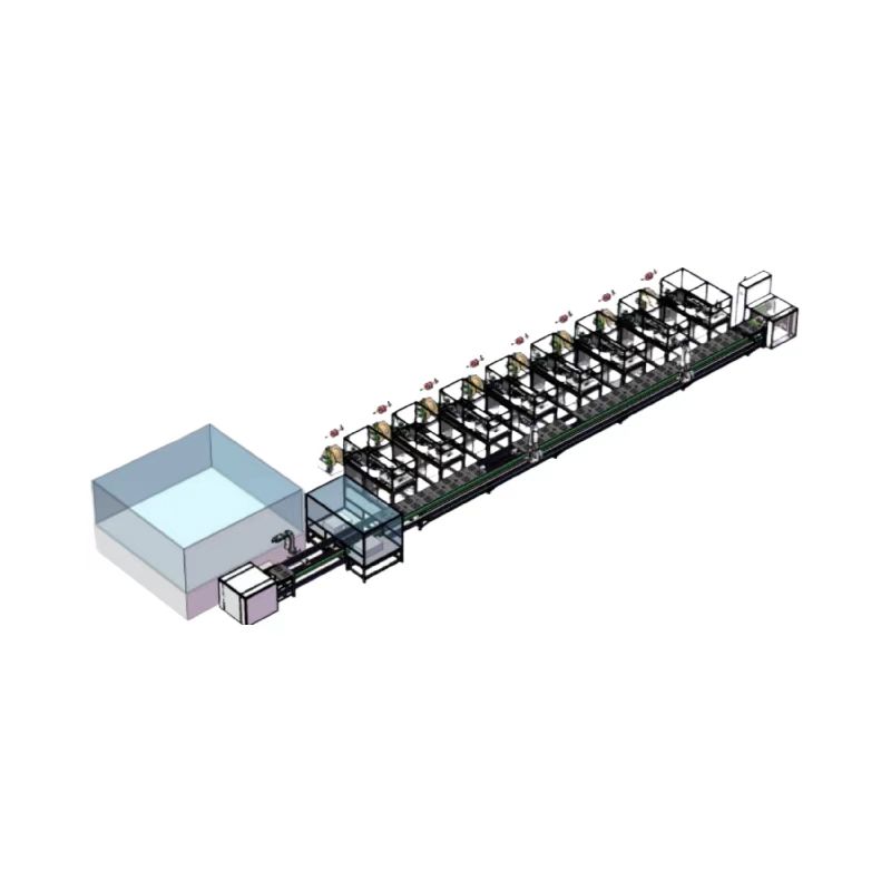 Automatic production line for automotive inductor products