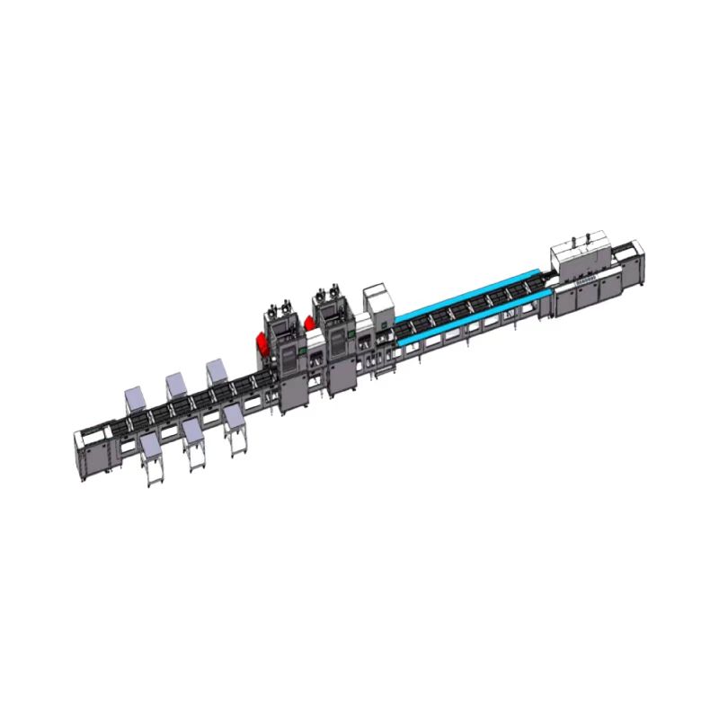Fully automated adhesive product production line