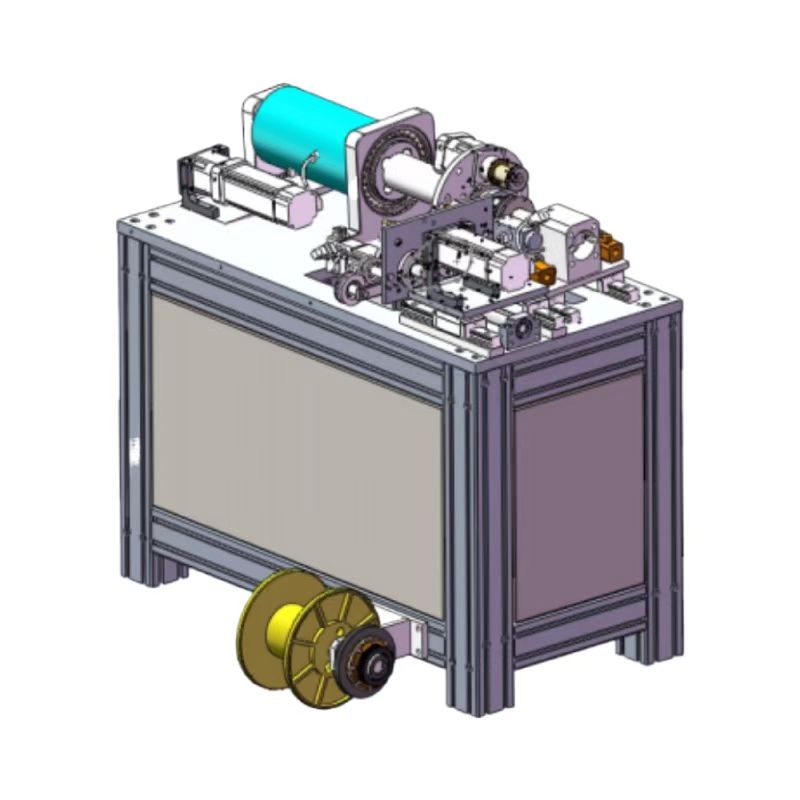 Flat line alpha winding machine